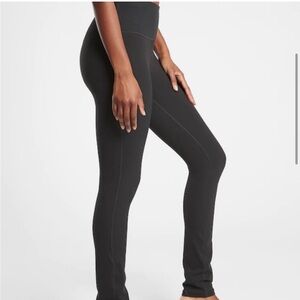 Athleta Rib Skinny leg pants black S‎ petite